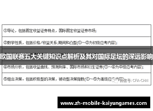 欧国联赛五大关键知识点解析及其对国际足坛的深远影响 欧国联赛五大关键知识点解析及其对国际足坛的深远影响